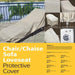 Picture of SMALL CHAISE LOUNGE COVERW/ELA