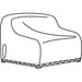 Picture of XLG DEEP SEAT LOVESEAT