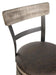 Picture of Kingston 24" Swivel Barstool - Rustic Grey