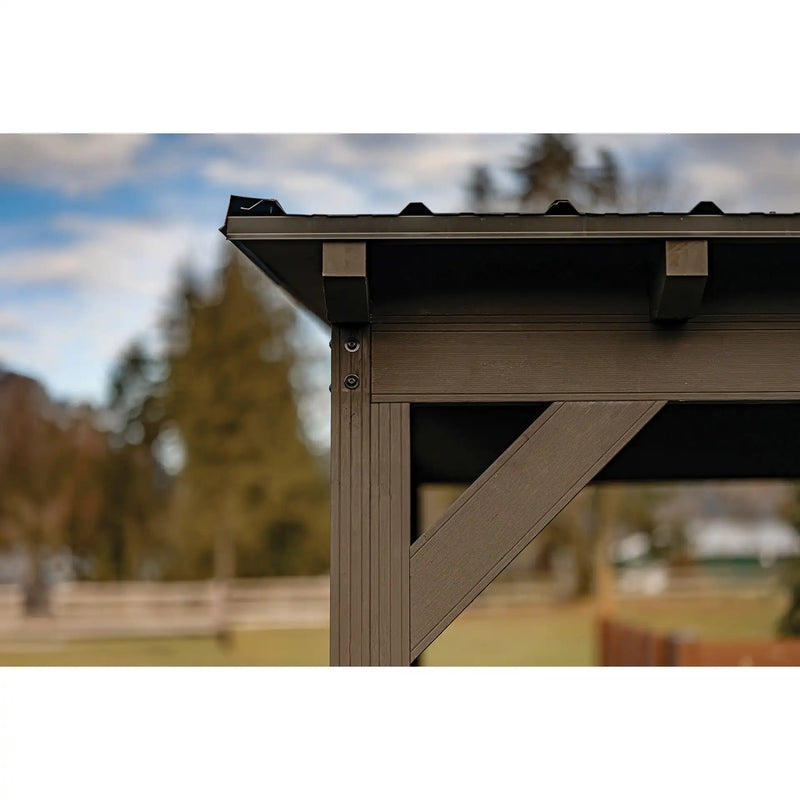 11X14 Colorado Gazebo W/ Veranda Decorative Panels - The Great Escape