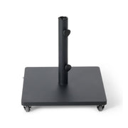 120LB Steel Square Rolling Base - Black - The Great Escape
