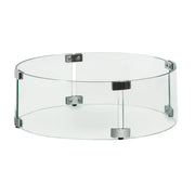 Tropitone Round Firepit Glass Wind Guard - The Great Escape