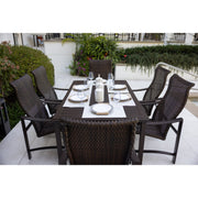 Picture of Kenzo 7 Piece Woven Dining Group