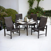 Kenzo 5 Piece Woven Dining Group - The Great Escape