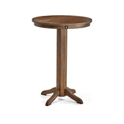 Picture of Traditional Pub Table in Rustic Dark Brown