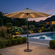9' Designer - Infinite 360° Auto Tilt Solar Lux Umbrella