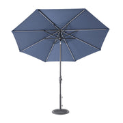9' Designer Infinite 360° Auto Tilt Solar Lux Umbrella Spectrum Indigo - The Great Escape