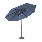 9' Designer Infinite 360° Auto Tilt Solar Lux Umbrella Spectrum Indigo - The Great Escape
