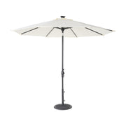 9' Designer Infinite 360° Auto Tilt Solar Lux Umbrella Natural - The Great Escape