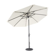 9' Designer Infinite 360° Auto Tilt Solar Lux Umbrella Natural - The Great Escape