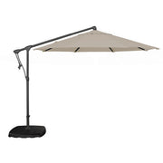 10' Classic Octagon Left-To-Right Tilt Cantilever Umbrella - Champagne Linen - The Great Escape