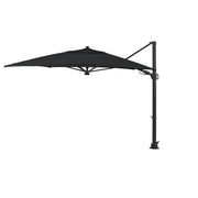 10'x13' Designer Rectangle Solar Lux Infinite Tilt Cantilever Umbrella - Black - The Great Escape
