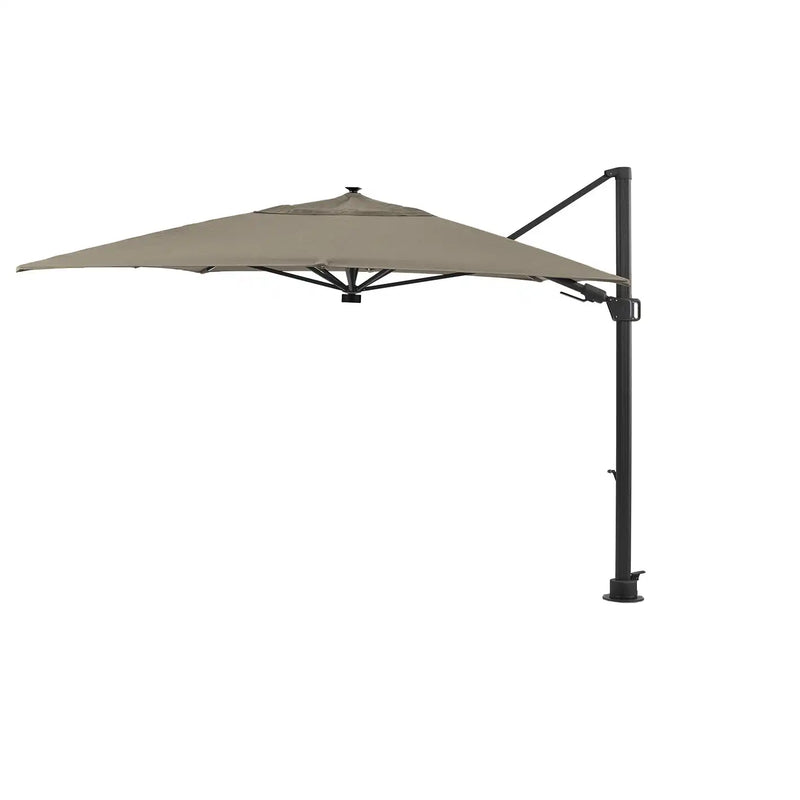 10'x13' Designer Rectangle Solar Lux Infinite Tilt Cantilever Umbrella - Cast Ash - The Great Escape