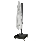 10'x13' Designer Rectangle Solar Lux Infinite Tilt Cantilever Umbrella - Natural - The Great Escape