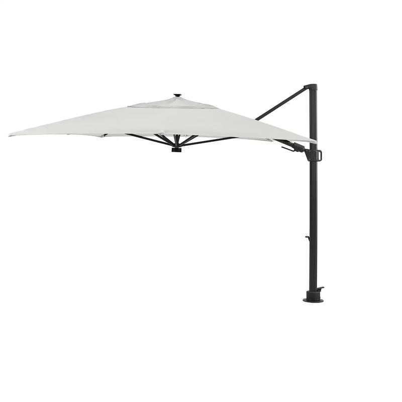 10'x13' Designer Rectangle Solar Lux Infinite Tilt Cantilever Umbrella - Natural - The Great Escape