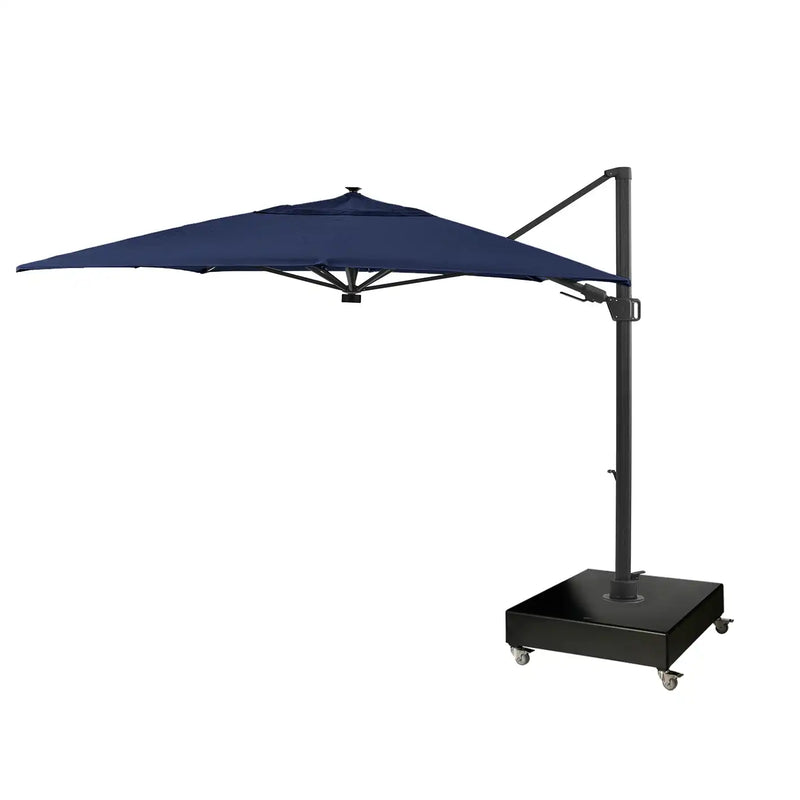 10'x13' Designer Rectangle Solar Lux Infinite Tilt Cantilever Umbrella - Spectrum Indigo - The Great Escape