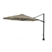 13' Designer Octagon Solar Lux Cantilever Umbrella - Cast Ash - The Great Escape
