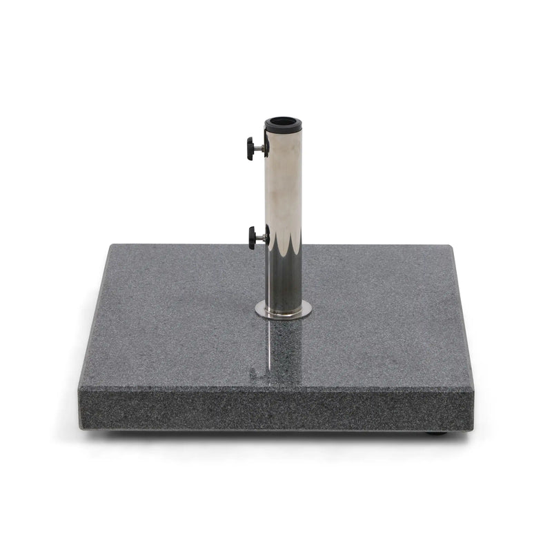 132 lbs. Grey Granite EZ Lock Rolling Umbrella Base - The Great Escape