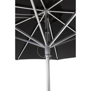 10' Commercial Octagonal Valencia Market Umbrella Black - The Great Escape