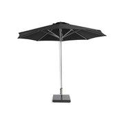 10' Commercial Octagonal Valencia Market Umbrella Black - The Great Escape