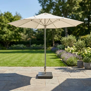 10' Commercial Octagonal Valencia Market Umbrella Natural - The Great Escape