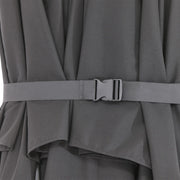 10' Dual Canopy Commercial Square Valencia Cantilever Umbrella Black - The Great Escape