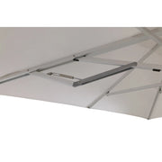 10' Dual Canopy Commercial Square Valencia Cantilever Umbrella Natural - The Great Escape