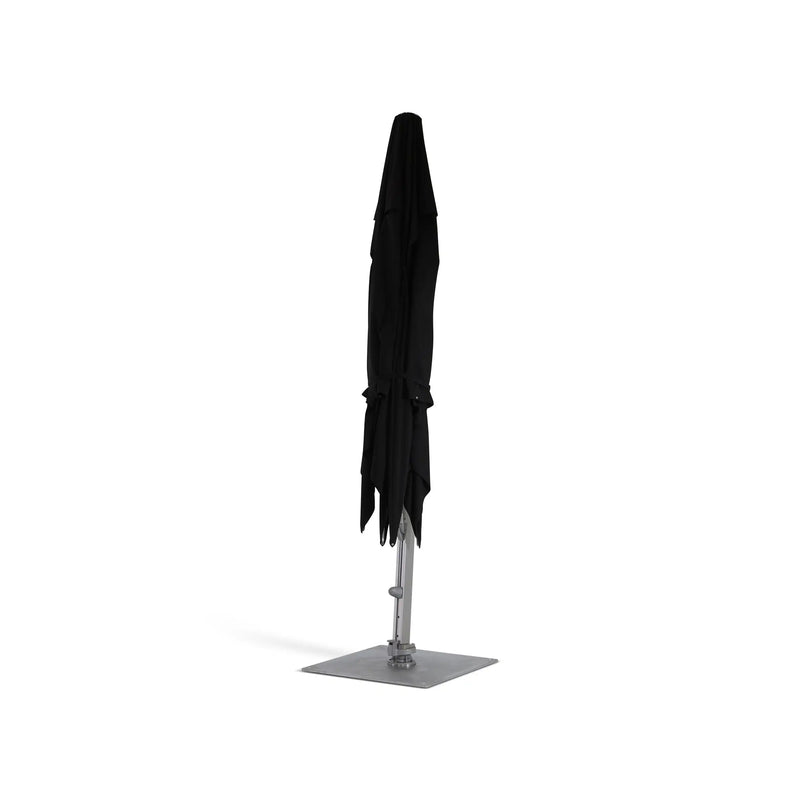 13' Square Commercial Valarium Cantilever Umbrella Black - The Great Escape