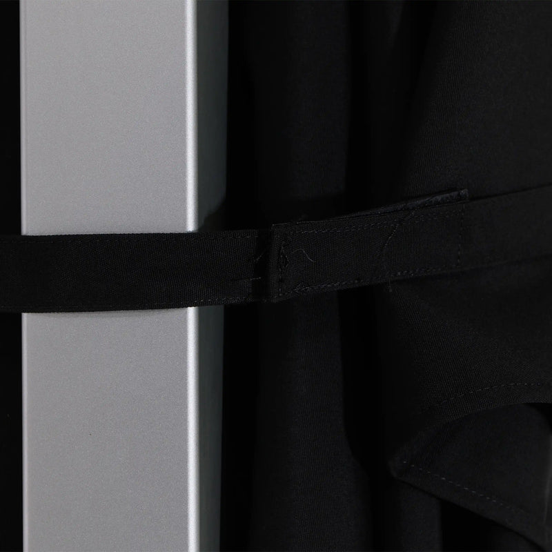 13' Square Commercial Valarium Cantilever Umbrella Black - The Great Escape