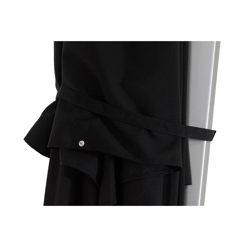 13' Square Commercial Valarium Cantilever Umbrella Black - The Great Escape