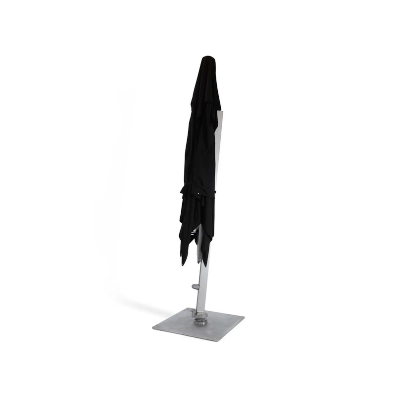 13' Square Commercial Valarium Cantilever Umbrella Black - The Great Escape