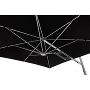 13' Square Commercial Valarium Cantilever Umbrella Black - The Great Escape