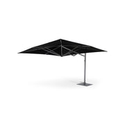 13' Square Commercial Valarium Cantilever Umbrella Black - The Great Escape