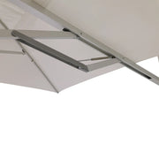 13' Square Commercial Valarium Cantilever Umbrella Natural - The Great Escape