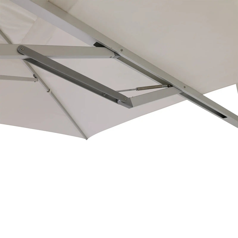 13' Square Commercial Valarium Cantilever Umbrella Natural - The Great Escape