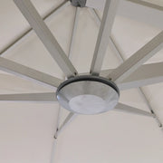 13' Square Commercial Valarium Cantilever Umbrella Natural - The Great Escape