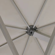 13' Square Commercial Valarium Cantilever Umbrella Natural - The Great Escape