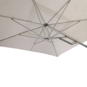 13' Square Commercial Valarium Cantilever Umbrella Natural - The Great Escape