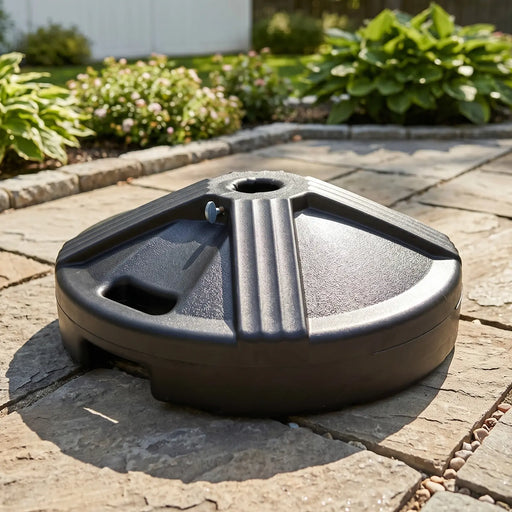 50LB Cement Filled Resin Umbrella Base - Black - The Great Escape