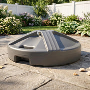 50LB Cement Filled Resin Umbrella Base - Grey - The Great Escape
