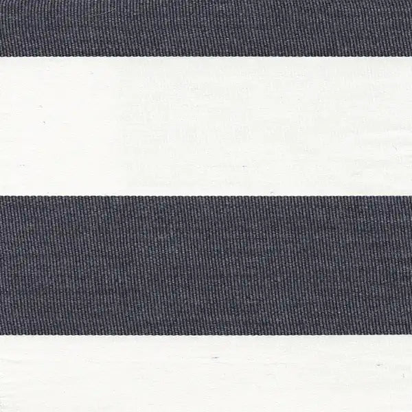 O'Bravia Fabrics Navy Cabana Stripe Umbrella Swatch - The Great Escape
