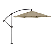 9' Classic Octagon Non-Tilt Cantilever Umbrella Antique Beige - The Great Escape