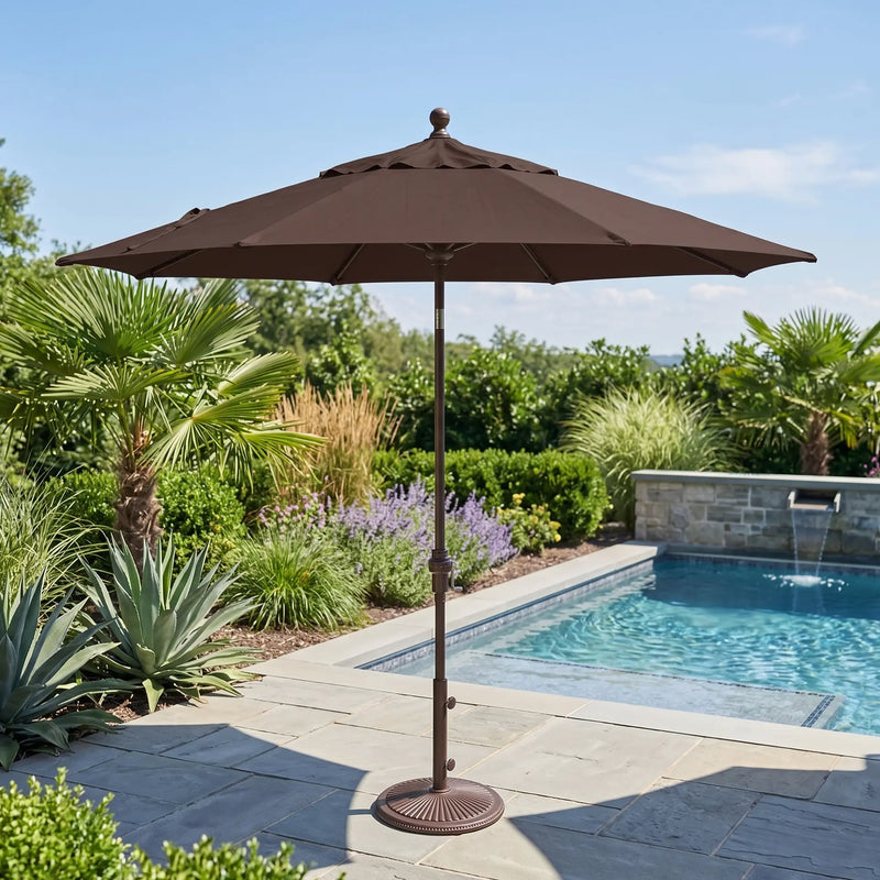 9' Classic Umbrella Walnut - The Great Escape