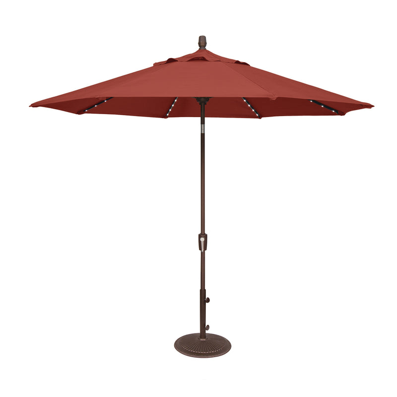 9' Designer Starlight Umbrella - Henna - The Great Escape