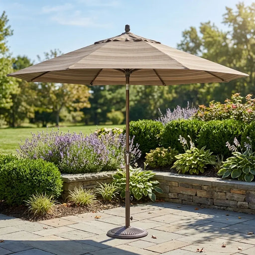Picture of 9' Designer Umbrella in Trusted Fog