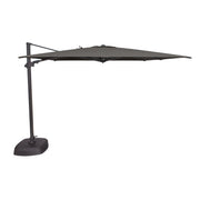 10' Classic Square AKZ Left-To-Right Cantilever Umbrella in Charcoal - The Great Escape