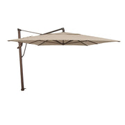 10'x13' Classic Rectangle AKZ Cantilever Umbrella - Champagne Linen - The Great Escape