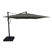 10'x13' Classic Rectangle AKZ Cantilever Umbrella - Charcoal - The Great Escape