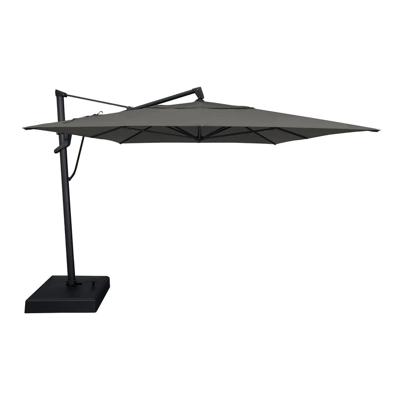 10'x13' Classic Rectangle AKZ Cantilever Umbrella - Charcoal - The Great Escape