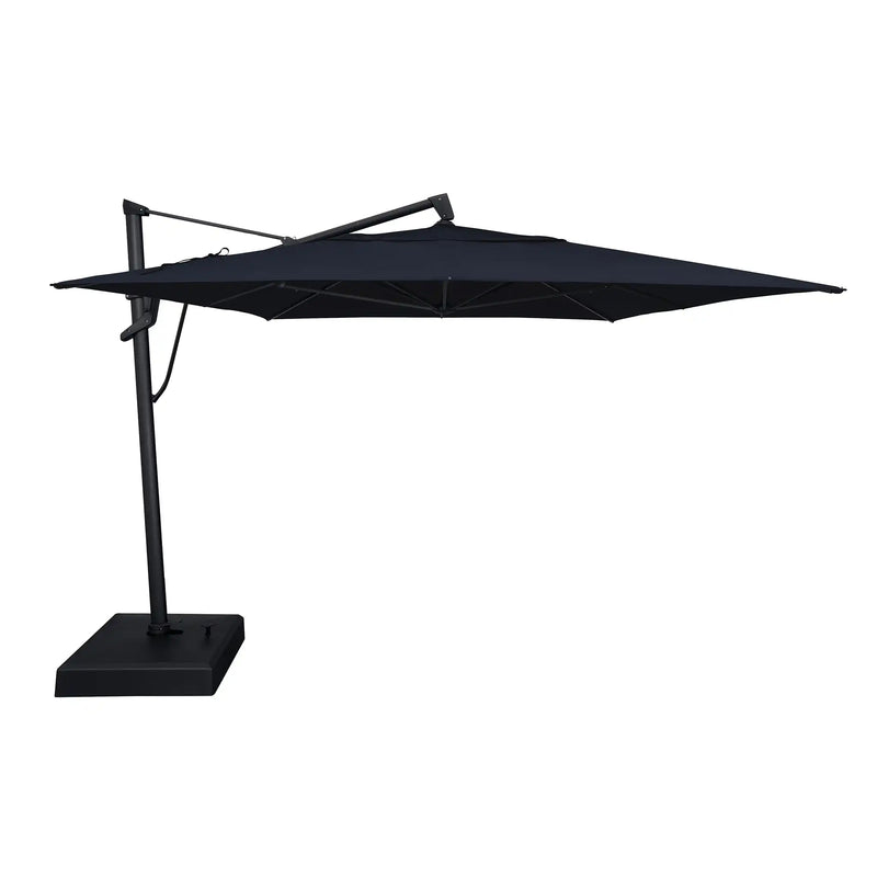 10'x13' Classic Rectangle AKZ Cantilever Umbrella - Navy - The Great Escape